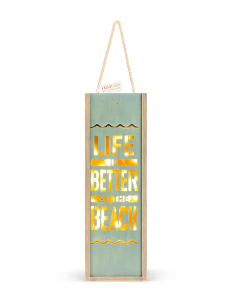 Wine Lantern - Life is Better at the Beach