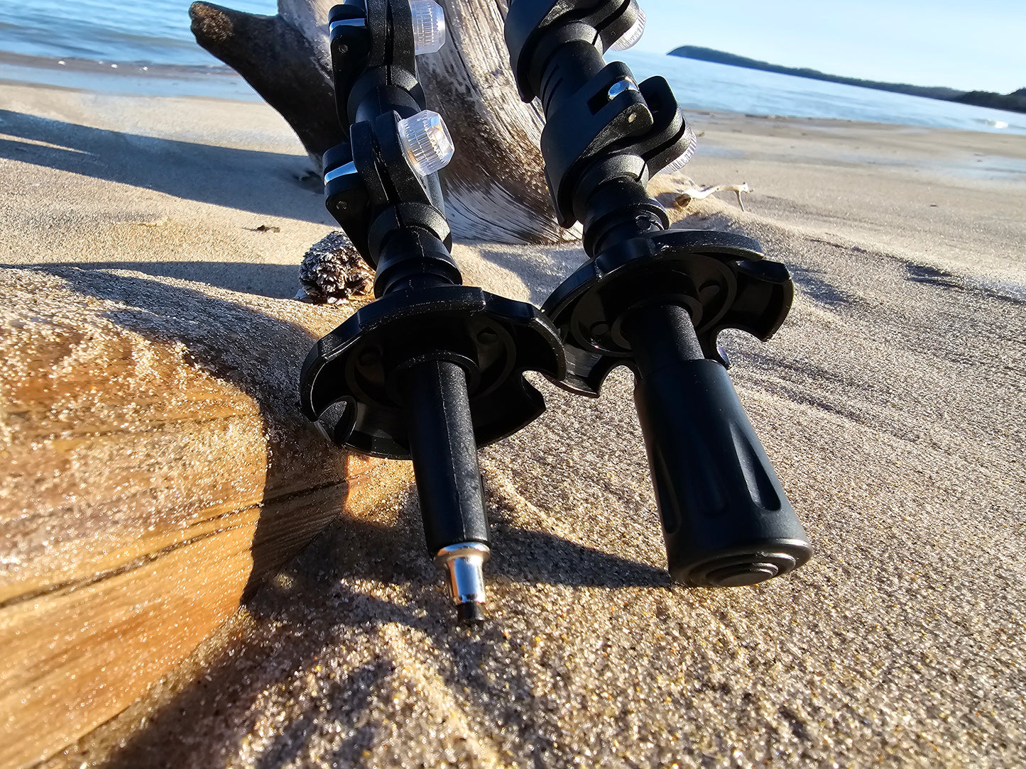 Beachcomber™ Stick – 3-in-1 Trekking Pole, Walking Stick, and Sand Scoop