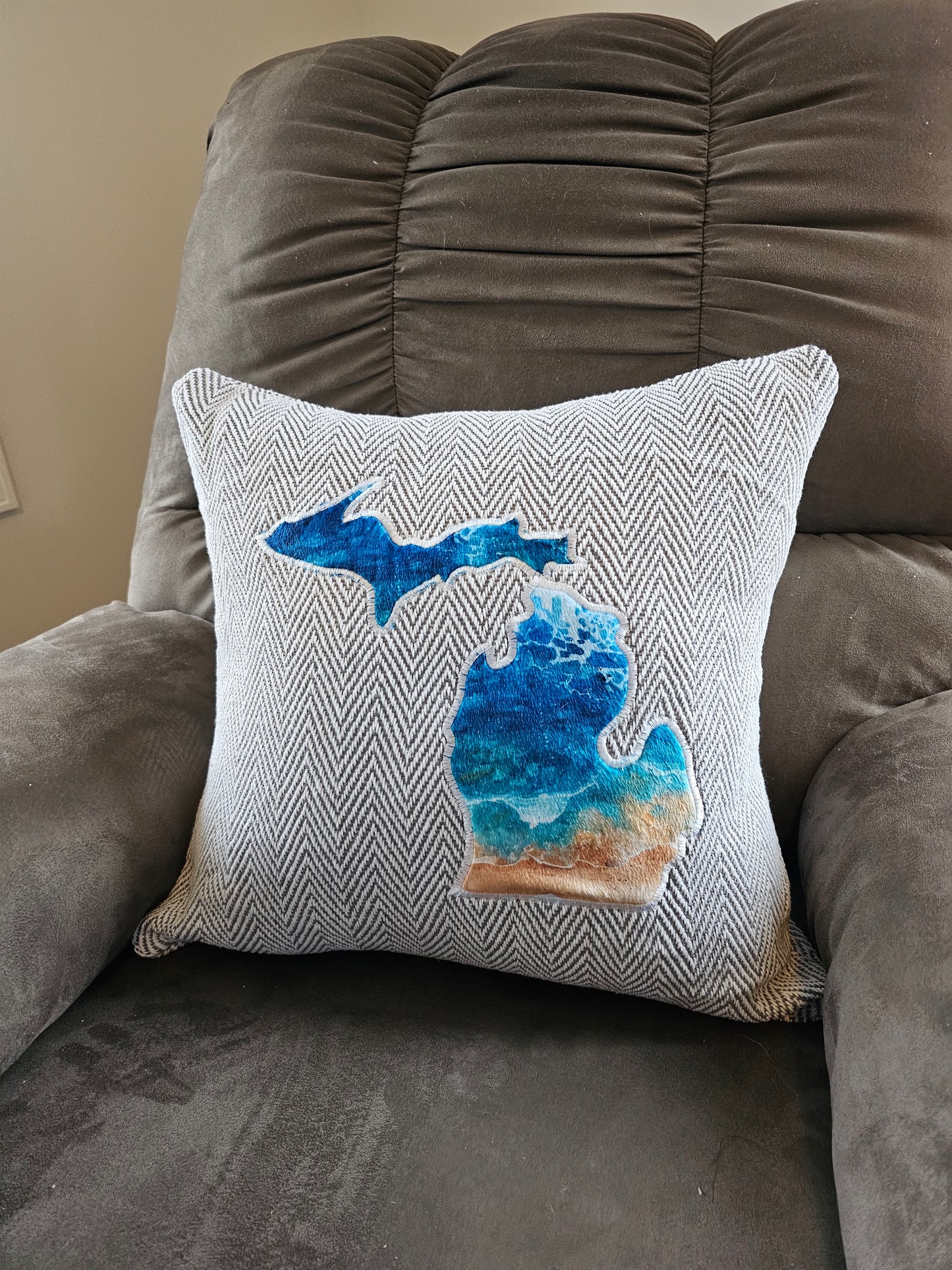 Chevron Knit Pillows