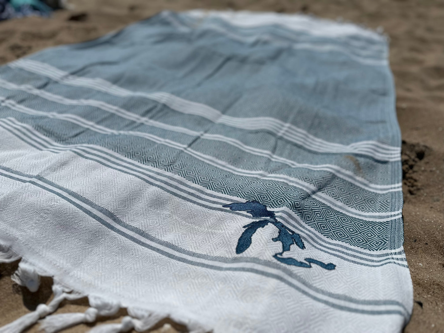 Michigan Beach & Travel Towel - Diamond Weave