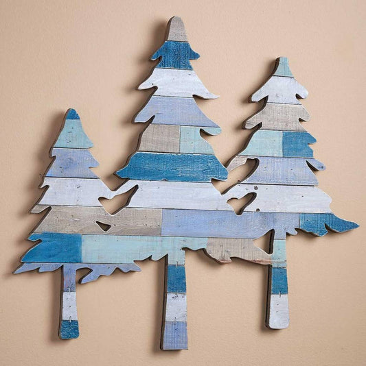 Slat Wood Wall Decor - Pine Tree