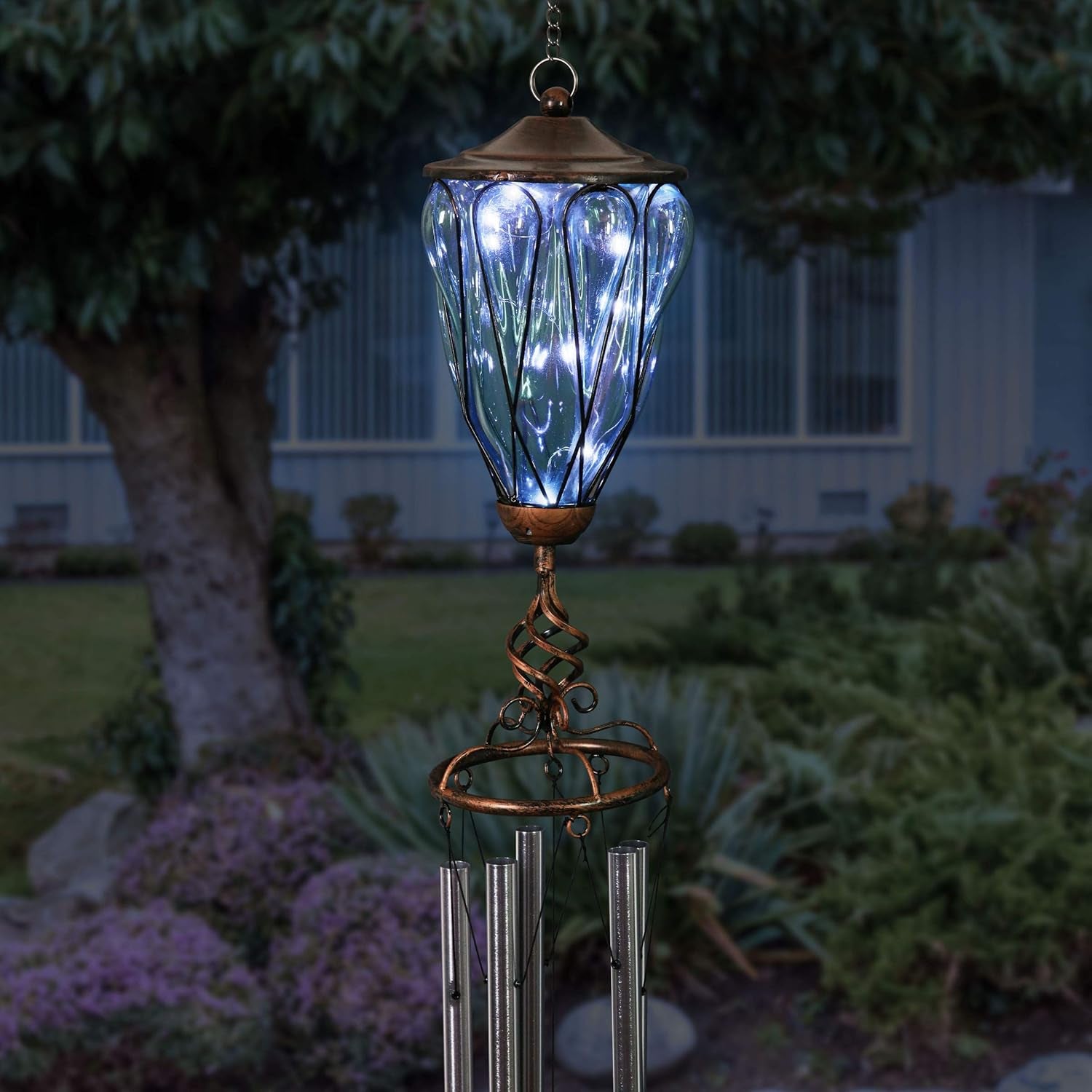 Solar Lantern Wind Chimes