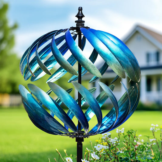 Wind Spinner for Yard and Garden - Large Metal Kinetic Wind Sculptures for Outdoor Decorations