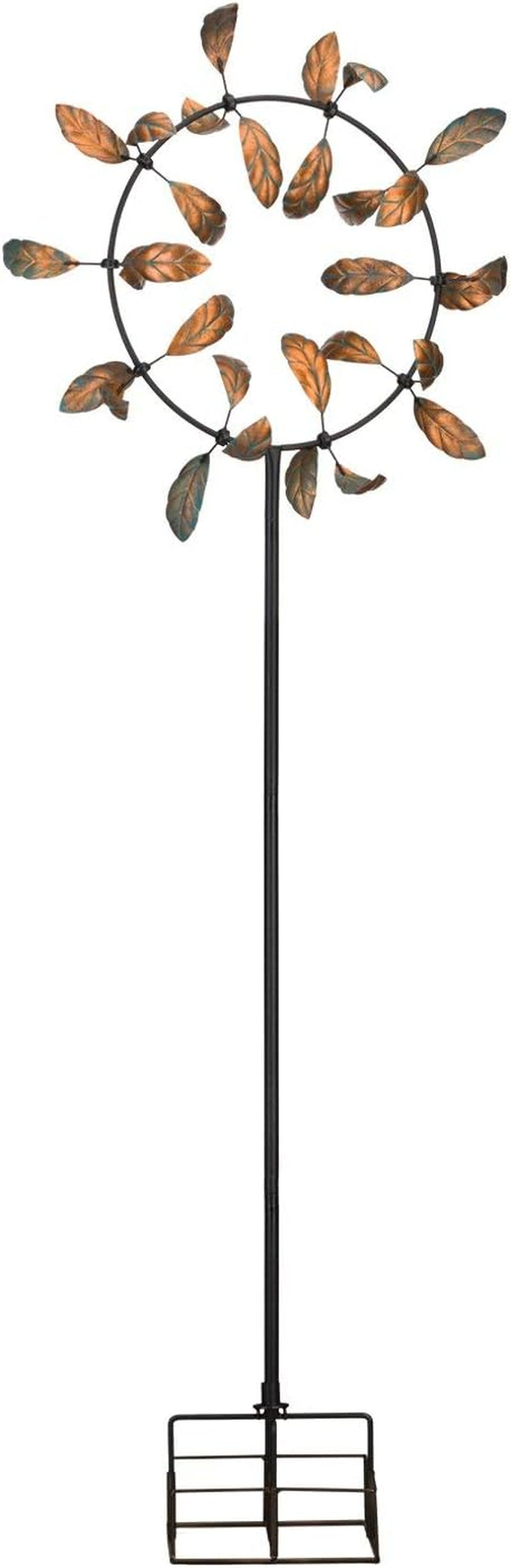 Vortex Kinetic 33 Inches X 12 Inches X 91 Inches Metal Stake - Leaves Garden Stakes