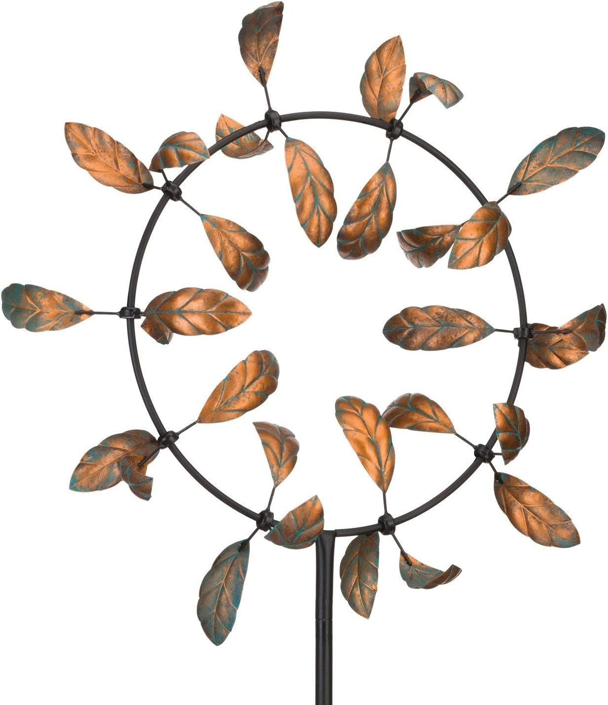 Vortex Kinetic 33 Inches X 12 Inches X 91 Inches Metal Stake - Leaves Garden Stakes