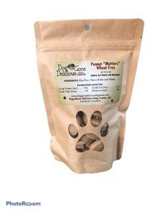 Artisanal Peanut Mutters Dog Treats: Handcrafted in Michigan, USA